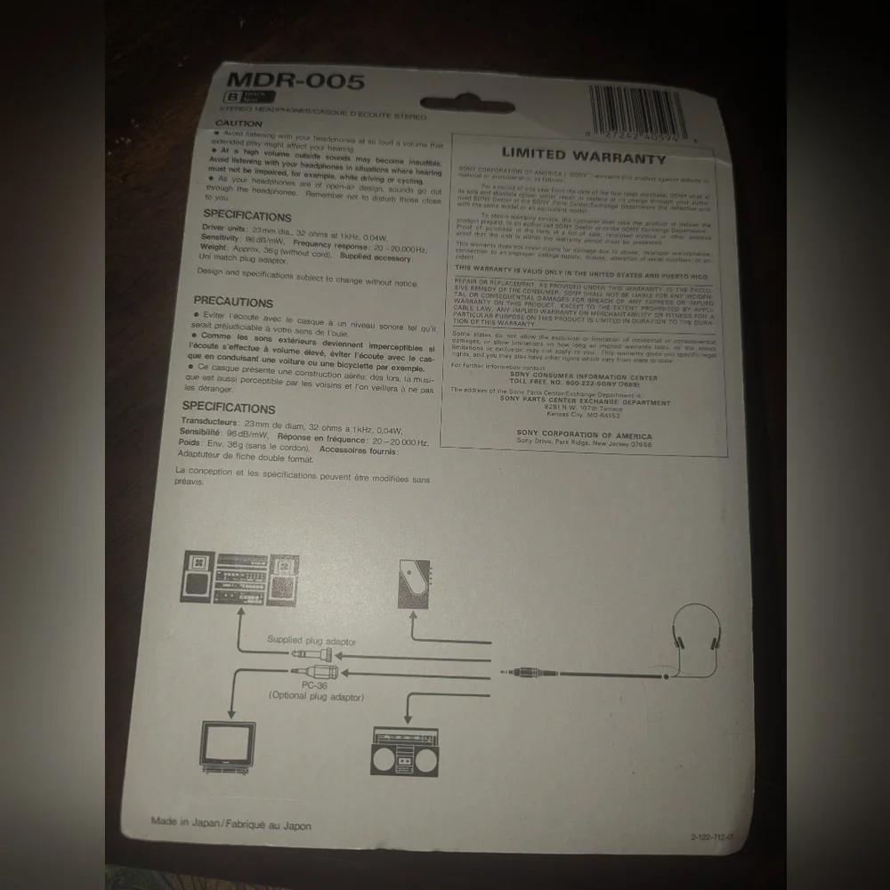 Sony new old